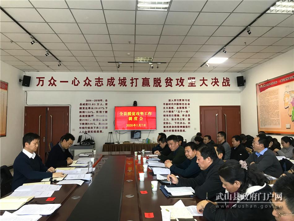 武山縣召開全縣脫貧攻堅(jiān)工作調(diào)度會