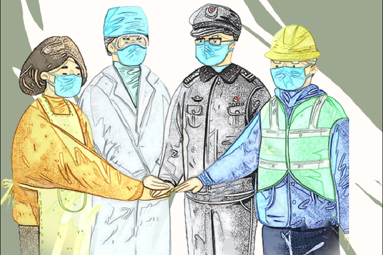 手繪長(zhǎng)圖|甘肅戰(zhàn)“疫”故事，“硬核”之下的溫情