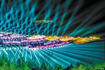 蘭山每晚都有炫酷燈光秀 你想看嗎？