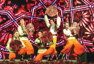 主題樂(lè)舞《相約千年》甘肅會(huì)寧上演