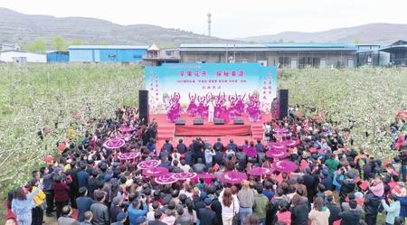 隴南禮縣舉辦“學黨史·感黨恩·賞花?！むl(xiāng)村游”活動