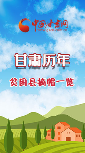 長(zhǎng)圖|75→0，一圖回顧甘肅貧困縣摘帽時(shí)間
