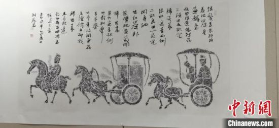 圖為傳拓作品?！〈蘖?攝