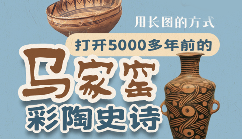 用長圖的方式，打開5000多年前的馬家窯彩陶史詩